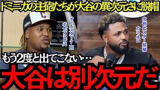 【大谷翔平】ドミニカの主砲たちが大谷の異次元さに脱帽！もう2度と出てこない！大谷は別次元だ！【海外の反応】