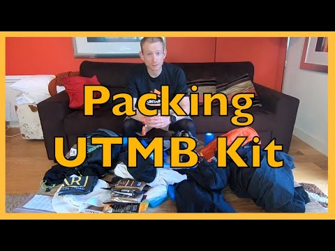 Packing Kit for an Ultramarathon -  UTMB Kit
