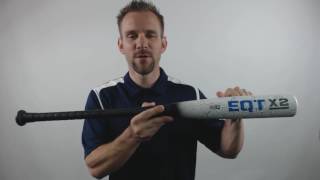 Video thumbnail: Adidas EQT X2 BBCOR Baseball Bat: X2