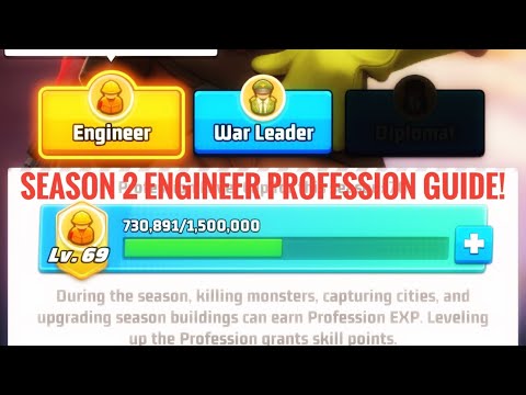 Last War Survival: Season 2 Engineer Profession Guide! GET THESE ASAP!!