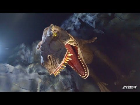 NEW Jurassic World the Ride at Night - Universal Studios Hollywood