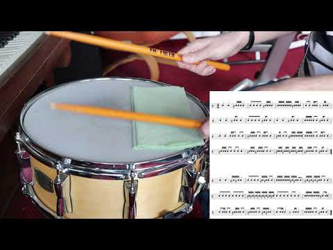 Snare Drum Exercise #11 Beginners | Studiul Nr.11 Incepatori Kevin Tuck