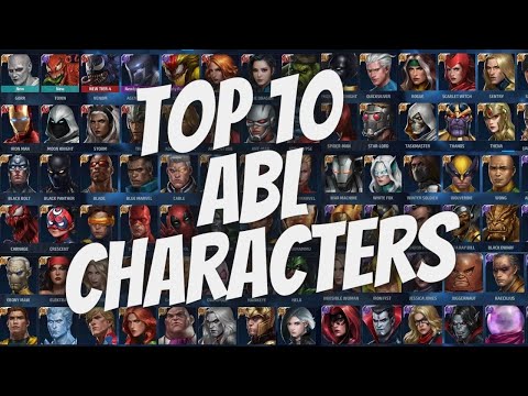 TOP 10 ABL CHARACTERS TO BUILD - WHY / HOW TO START T4 ROSTER FOR  ABL META | Marvel Future Future