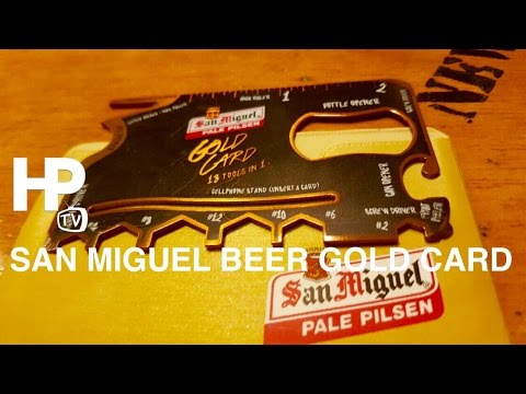 San Miguel Pale Pilsen Beer Gold Card by HourPhilippines.com
