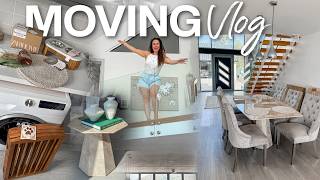 BIG Furniture Delivery, Homesense + B&M, Feeling Overwhelmed & Jerry's Reaction! | MOVING VLOG #4