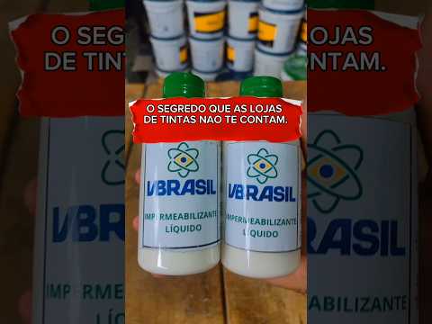 O SEGREDO QUE AS MARCAS DE TINTA NÃO TE CONTA #pintura #impermeabilizante #viral