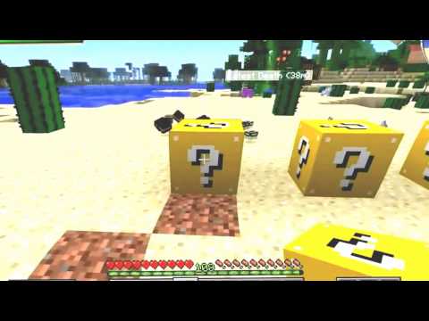 LUCKY BLOCKS BUILD FUN MOD CHALLENGE - MINECRAFT MODDED MINI-GAME!
