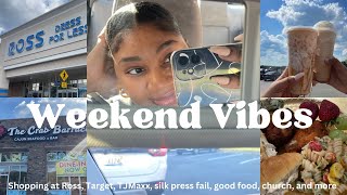 Shopping at Ross and TJMaxx, Target for babyshower gifts, Silk Press fail, good food and more..