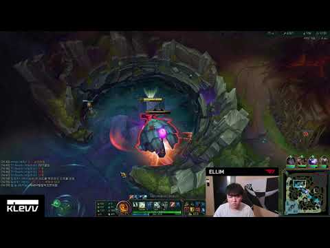T1 ELLIM PLAYS JUNGLE HECARIM VS LEE SIN - KR GRANDMASTER PATCH 10.21