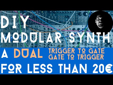 [ENG SUB] Eurorack DIY modular synth épisode 09 : Dual trigger to gate to trigger