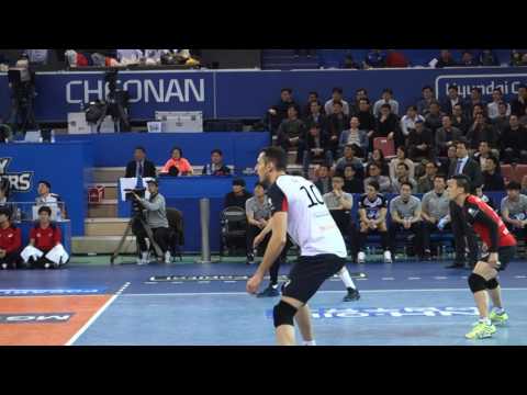 현대캐피탈 스카이워커스 skywalkers  한국전력전 대니 Danijel Galic 선수 서브