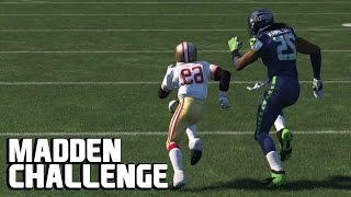Can the Sorriest Receiver possible beat Richard Sherman? Madden NFL Challenge