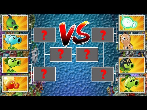 PvZ 2 - All PEA Plants MAX Level Tournament - Who's PEA Will Win?