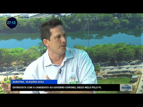 Entrevista com o candidato ao Governo Coronel Diego Melo (PL) 06 09 2022
