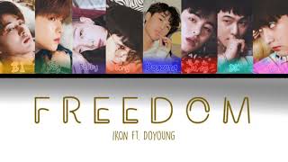 Download lagu iKON - 'FREEDOM ft. Doyoung of TREASURE' Lyrics (Color Coded Esp/Rom/Han) mp3