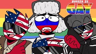 [Countryhumans] RUSSIA IS GAY || Complete Spoof MAP