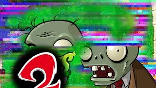 Plants vs Zombies Glitched Gameplay Part 2 - Survival Dark Stormy Night