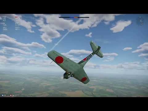 War Thunder [Air RB]: Yakovlev Yak-1b, Focke Wulf 190 D-12, Ki-43-II Hayabusa with ace game