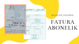 ELEKTRİK , SU VE DOĞALGAZ ABONELİKLERİ İÇİN GEREKENLER ( Detaylı Anlat