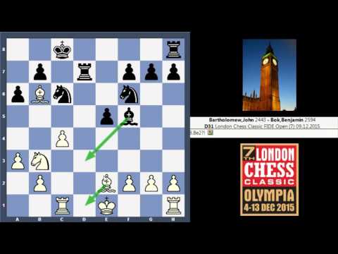 London Chess Classic: IM Bartholomew vs. GM Benjamin Bok [Round 7]