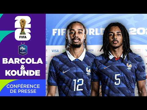 🔴🇫🇷 La CONFÉRENCE DE PRESSE de BRADLEY BARCOLA et JULES KOUNDÉ en DIRECT !
