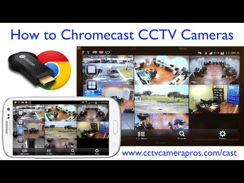 ChromecastでテレビでCCTVカメラのビデオ監視を見る (Watch CCTV Camera Video Surveillance on TV with Chromecast)