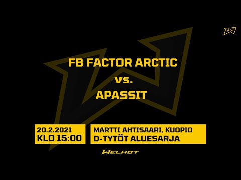 FB Factor Arctic vs. Apassit, Martti Ahtisaaren koulu, Kuopio 20.2.2021