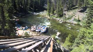 Timelapses of driving, rigging and going down the Boundary Creek boat ramp.