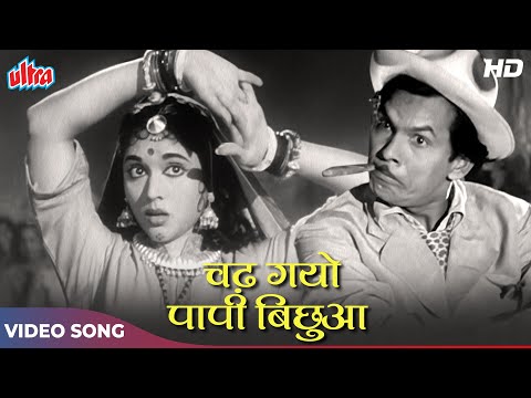चढ़ गयो पापी बिछुआ Song | Lata Mangeshkar, Vyjayanthimala | Dilip Kumar, Johnny Walker | Madhumati