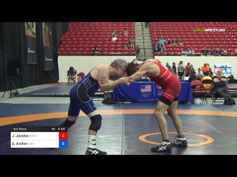 2018 Marine Corps US Open/Masters E Freestyle 78 3rd Place - Jeff Jacobs (Brow) Vs. Greg Archer (U