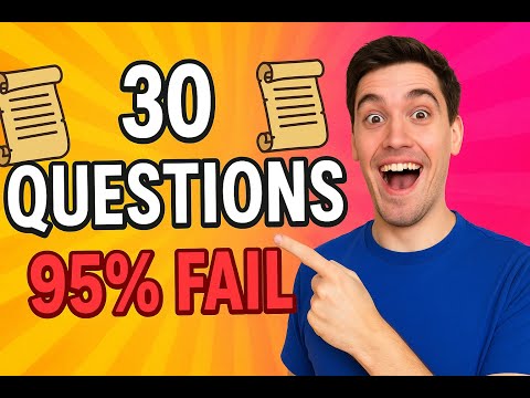 Ultimate Mind Quiz: 30 Questions That Will Blow Your Mind! (95% Will FAIL)