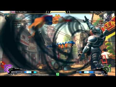 FA Ryan Hart (Sagat) vs YBK Dashio (Seth) FT5 指喧 - YUBIKEN - 070615