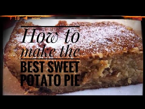 sweet potato pie/Pain Patate Recipe Haitian Sweet Potato Pie