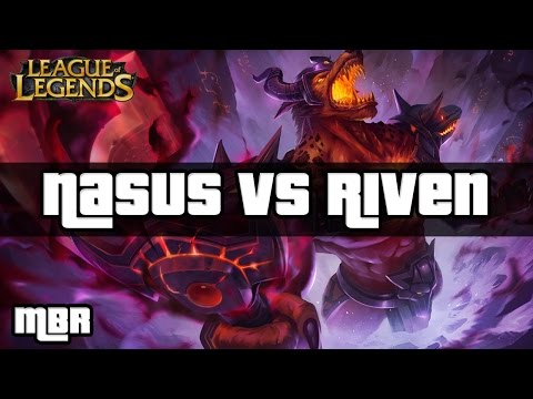 Infernal Nasus Vs Riven - Top Lane - League of Legends - HD