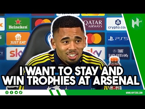 New CONTRACT? I want to STAY! | Gabriel Jesus | Inter v Arsenal