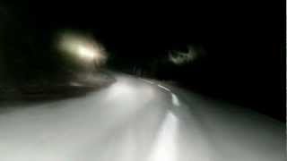 preview picture of video 'Rallye de Corse moto 2012 - es1 Bocognano - seance de reconaissances de nuit'