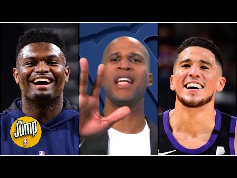 馬特-巴恩斯和理查德-傑弗遜希望在國家電視臺看到更多的錫安和太陽隊的比賽 - The Jump (Matt Barnes and Richard Jefferson want to see Zion and the Suns more on national TV | The Jump)