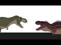 Bull T Rex Vs Tarbosaurus Stick Nodes Animation