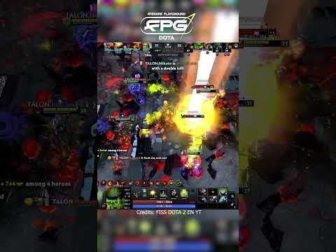 What an intense clash as Talon Esports triumphs over Gaimin Gladiators! #dota2 #shorts