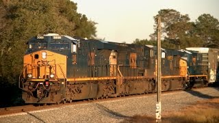 preview picture of video 'CSX ES44AC-H 3008 Northbound Mixed Freight'