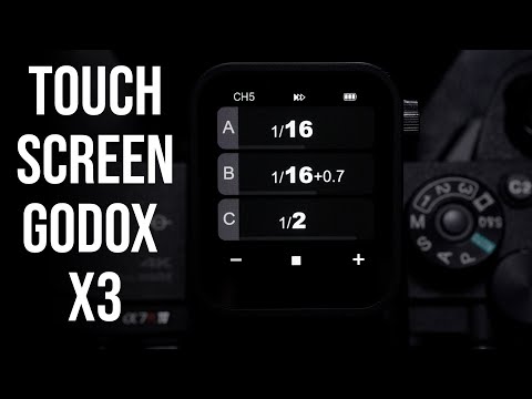 The NEW Godox X3 TOUCH SCREEN Flash Transmitter