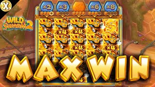 🔥 Wild Swarm 2 MAX WIN 🔥 In The NEW Online Slot EPIC Big WIN - Push Gaming (Casino Supplier)