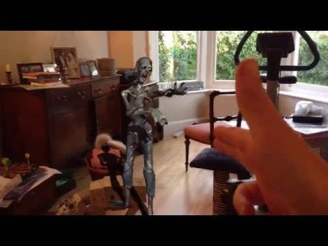 CGI!! Animation Zombie gets shot