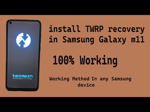How to install TWRP recovery in Samsung M11 || Work in any Samsung mobile