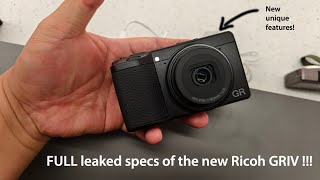“CONFIDENTIAL: Full Ricoh GR IV Specs Just Leaked !!!