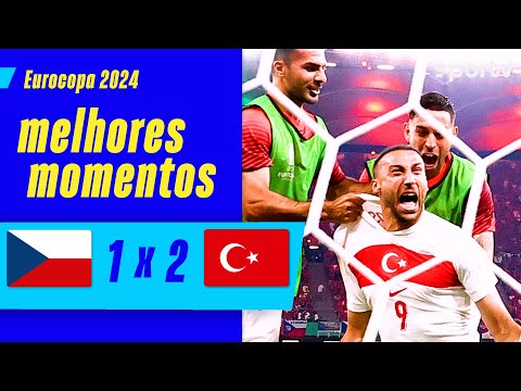 Gols e lances de República Tcheca x Turquia