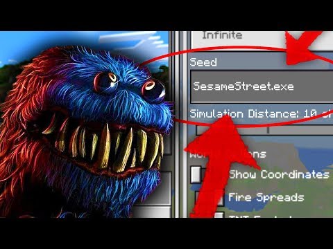 O1G - Minecraft "Nightmare on Sesame Street" World (Scary SesameStreet.exe Minecraft Seed)