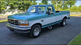 4K Review 1994 Ford F150 XLT Virtual Test-Drive & Walk-around