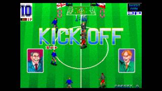[ARCADE/MAME] Football Champ - 17-0 Win! (Playing On "Euro Champ '92")