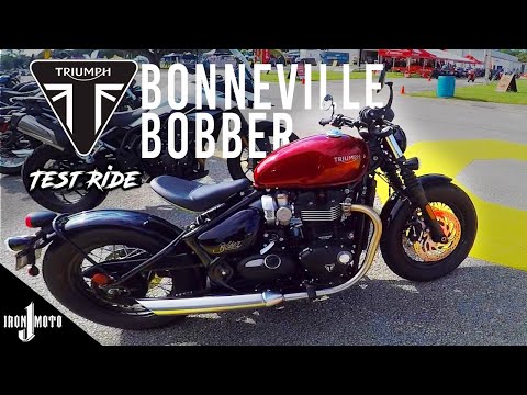Triumph Bonneville Bobber TEST RIDE!